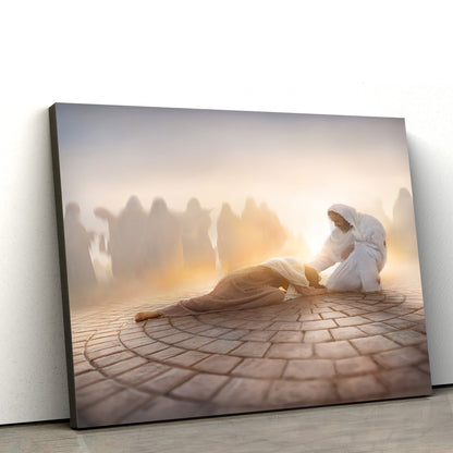 Perfect Love Canvas Picture - Jesus Christ Canvas Art - Christian Wall Art