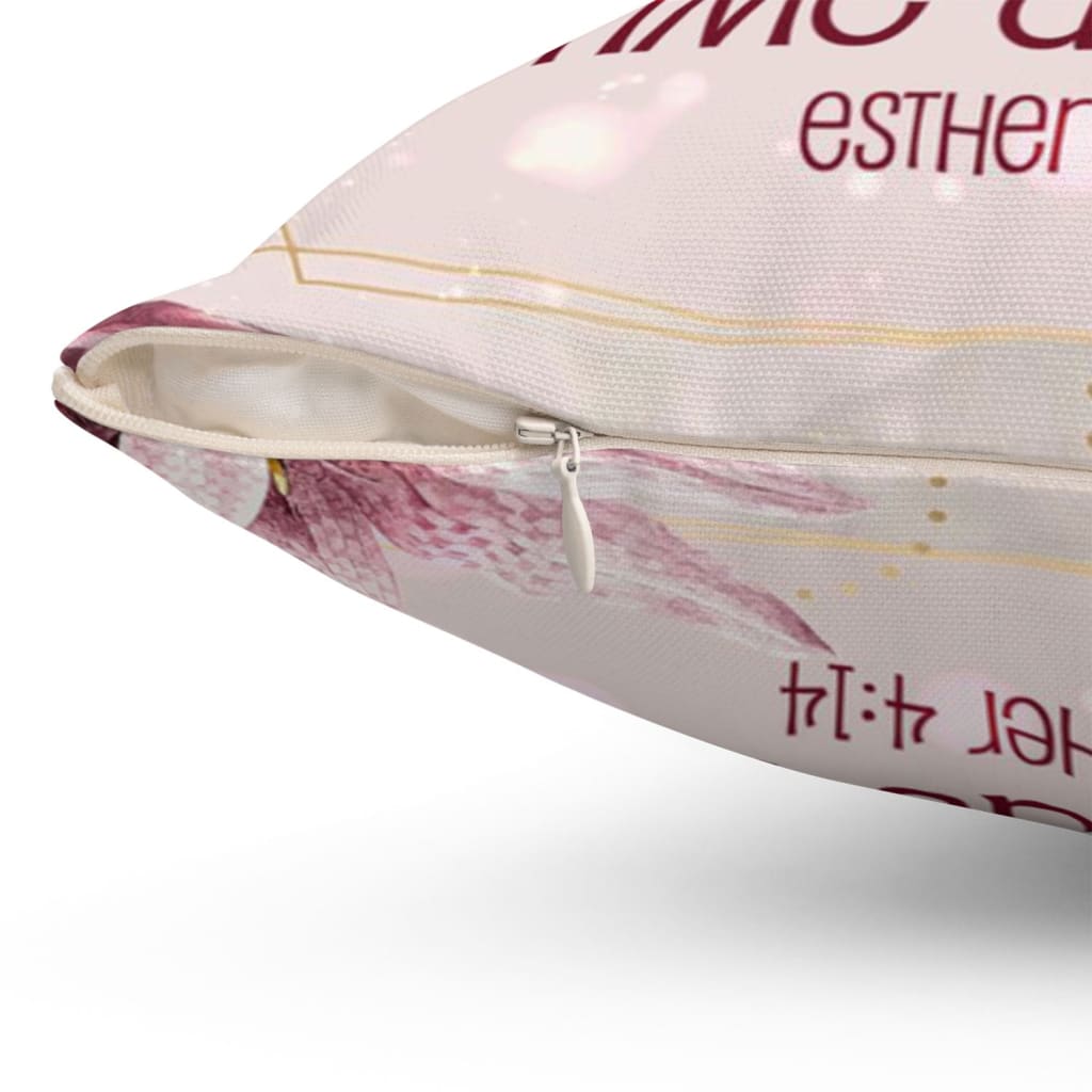 Perhaps You Were Born For Such A Time As This Esther 414 Bible Verse Pillow