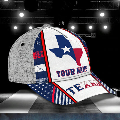 Personalized 3D All Over Print Texas Cap - Baseball Cap God Bless Texas - Pray For Texas Cap Hat