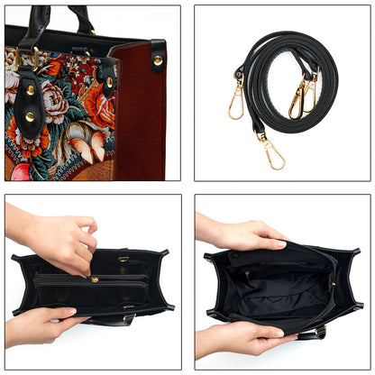 Personalized At My Lowest God Is My Hope Leather Bag - Christian Pu Leather Bags For Women