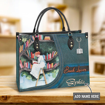 Personalized Book Lover Leather Bag - Women's Pu Leather Bag - Best Mother's Day Gifts
