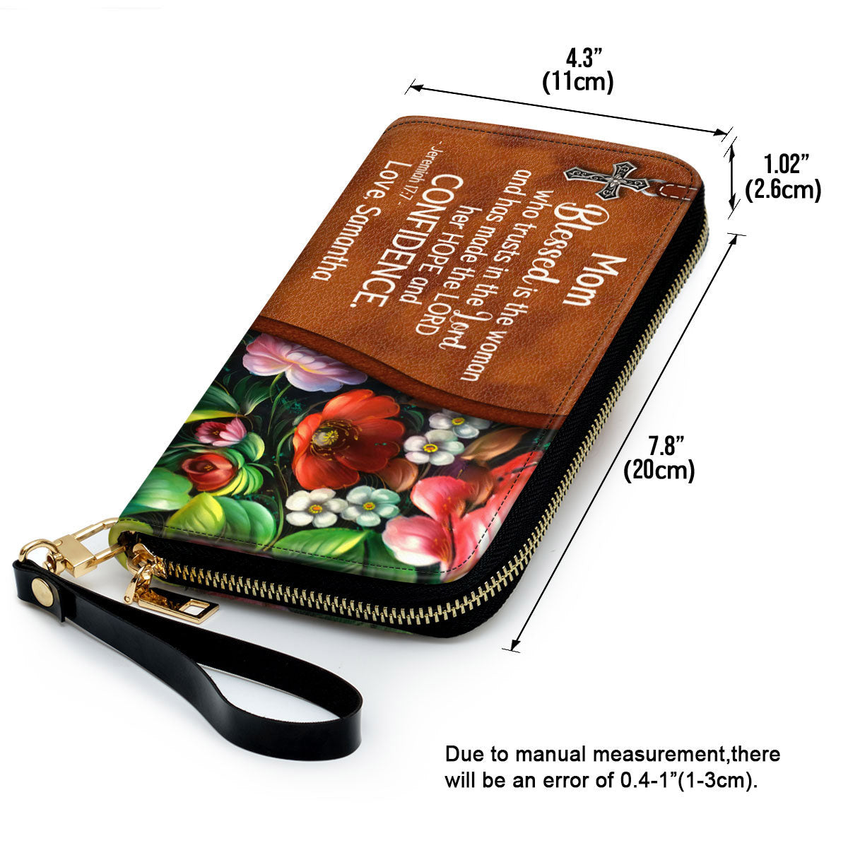 Personalized Clutch Purse - Blessed Is The Woman Who Trusts In The Lord Clutch Purse - Women Clutch Purse