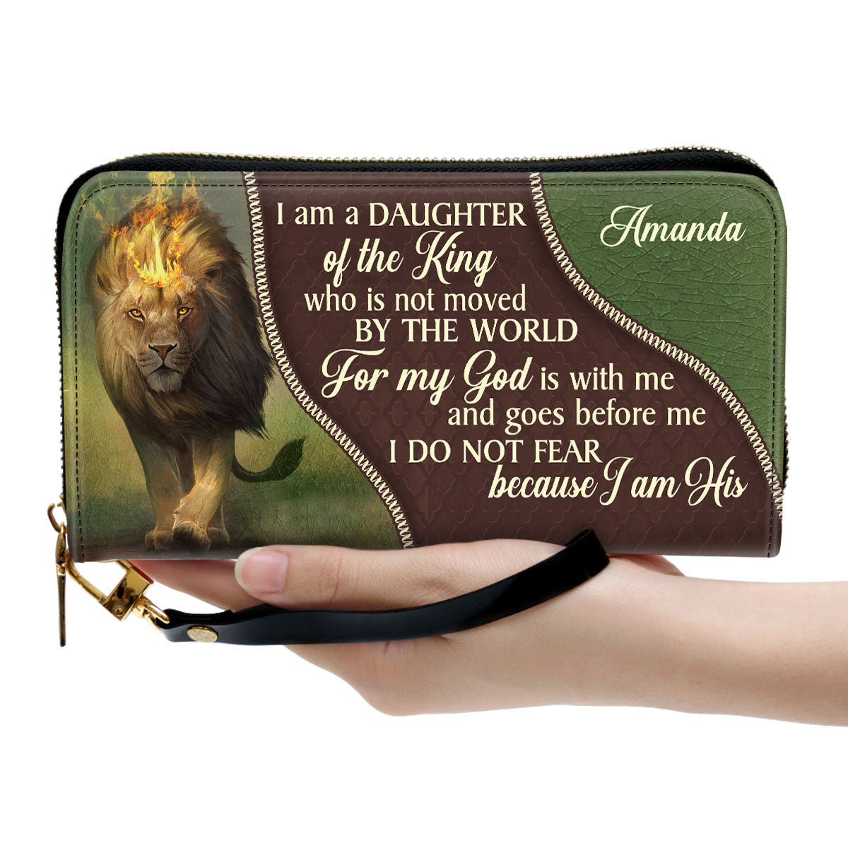 Personalized Clutch Purse - I Am A Daughter Of The King Clutch Purse - Women Clutch Purse