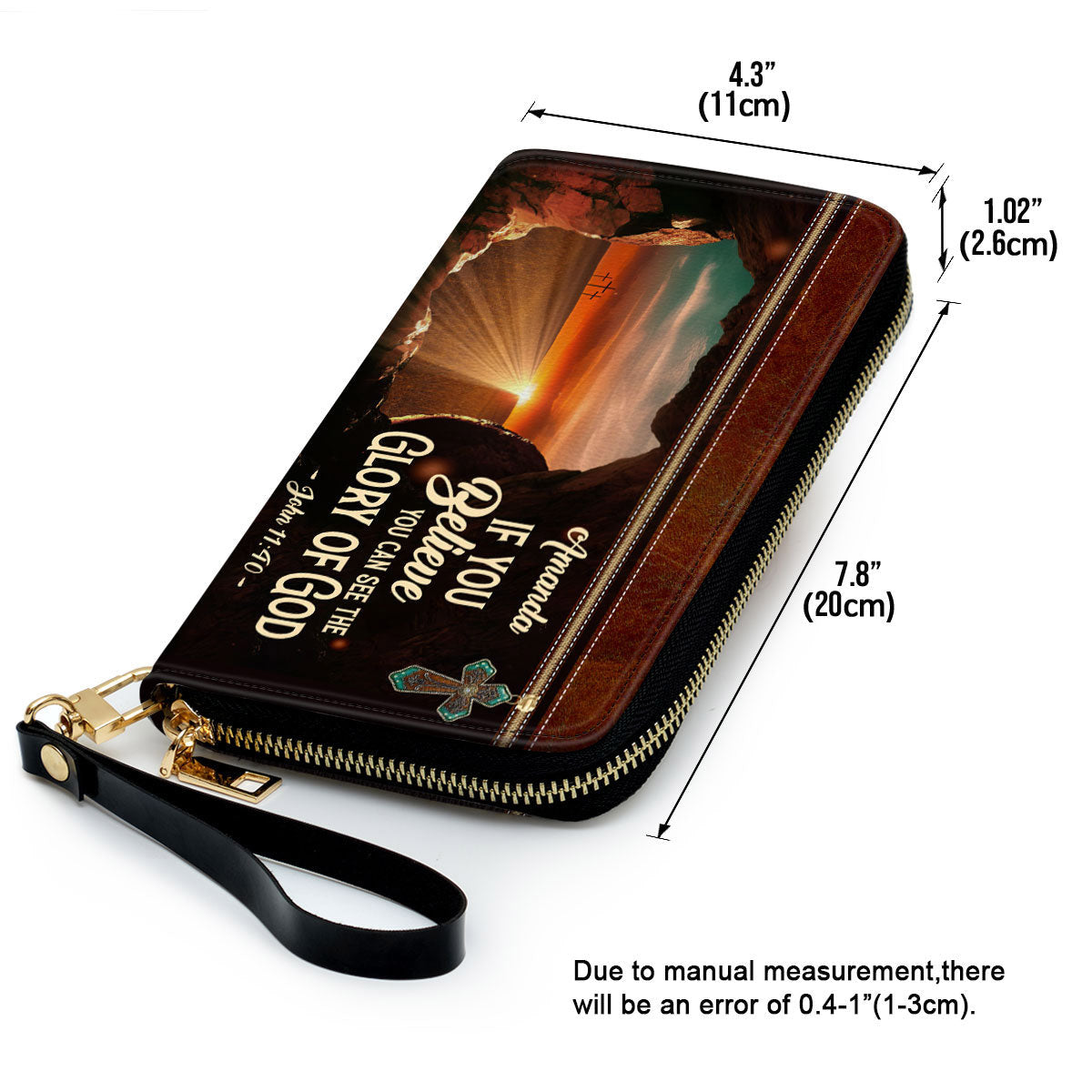 Personalized Clutch Purse - If You Believe You Can See The Glory Of God Clutch Purse - Women Clutch Purse