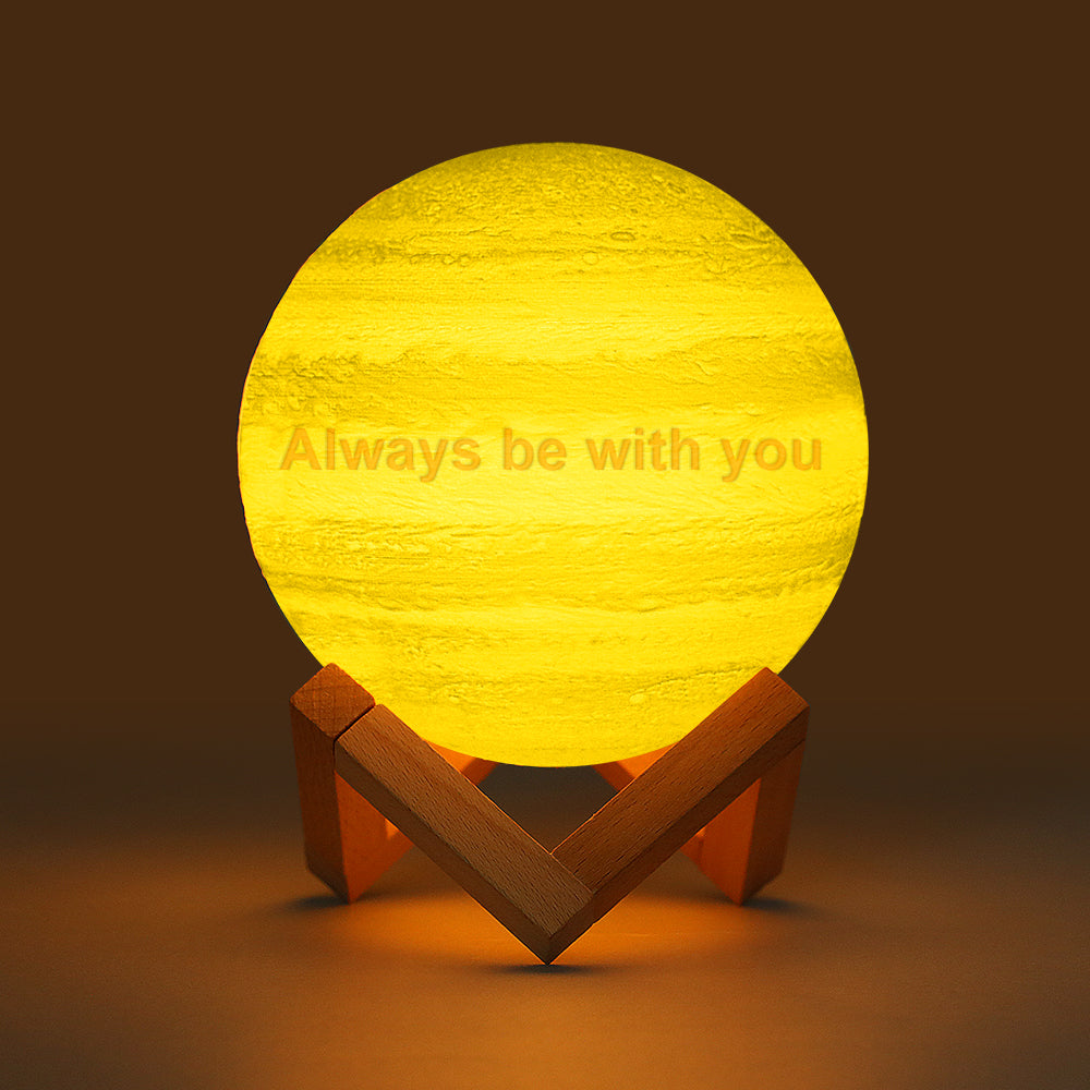 Personalized Cute Baby 3d Printed Moon Lamp - Baby Baptism Gift - Personalized Gift For Kids