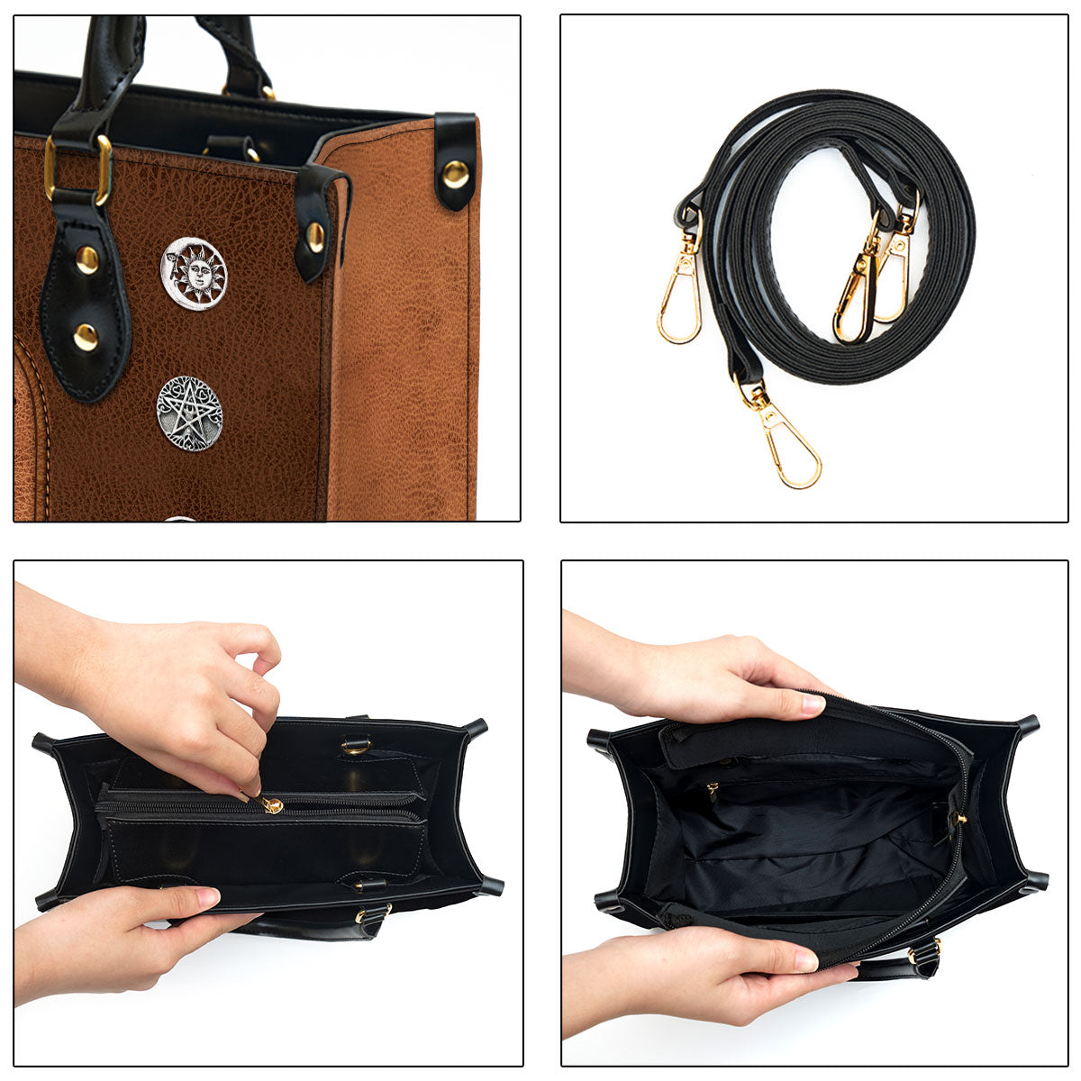 Personalized Daughter Of God Leather Bag - Christian Pu Leather Bags For Women