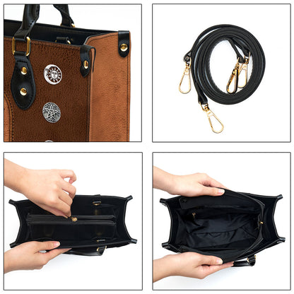 Personalized Daughter Of God Leather Bag - Christian Pu Leather Bags For Women