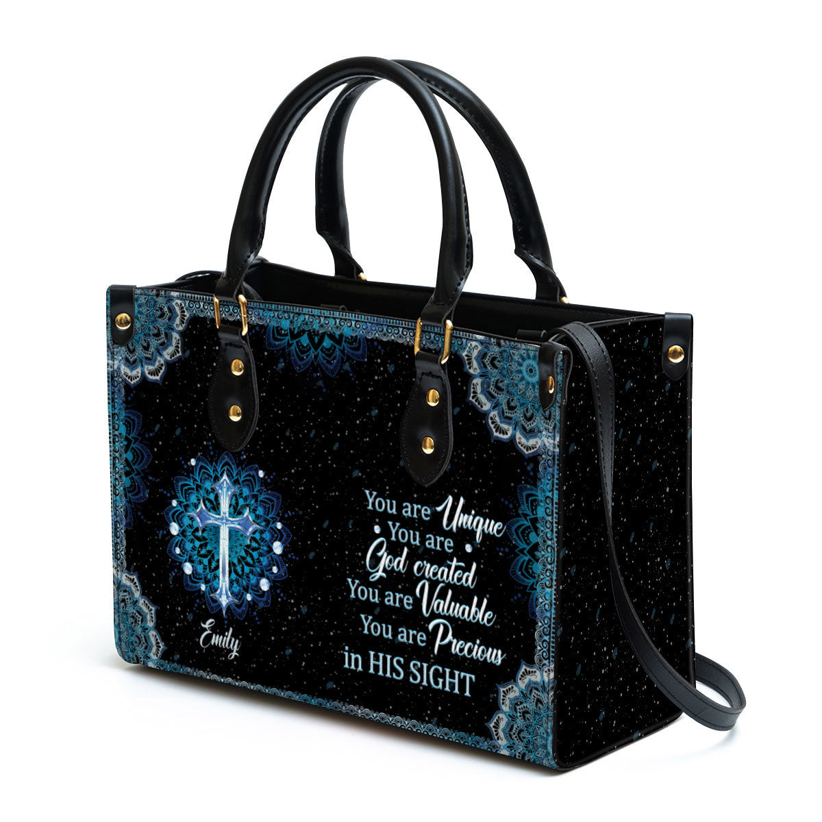 Personalized Elegant You Are Precious In His Sight Leather Bag - Christian Pu Leather Bags For Women