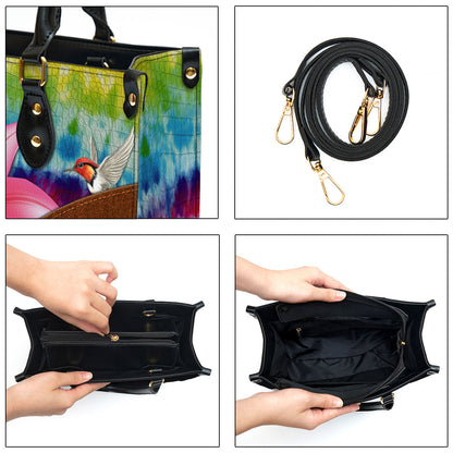 Personalized Faith Over Fear Lily Leather Bag - Christian Pu Leather Bags For Women