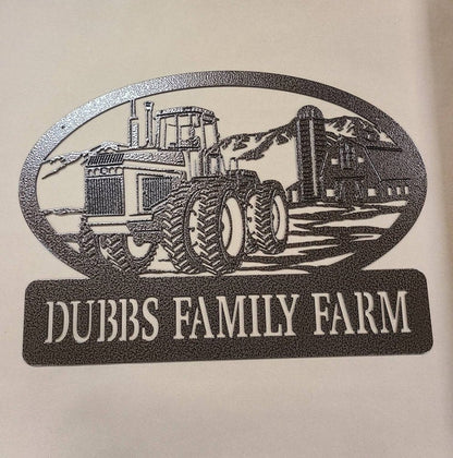 Personalized Family Farm Sign Personalized Farm Metal Sign