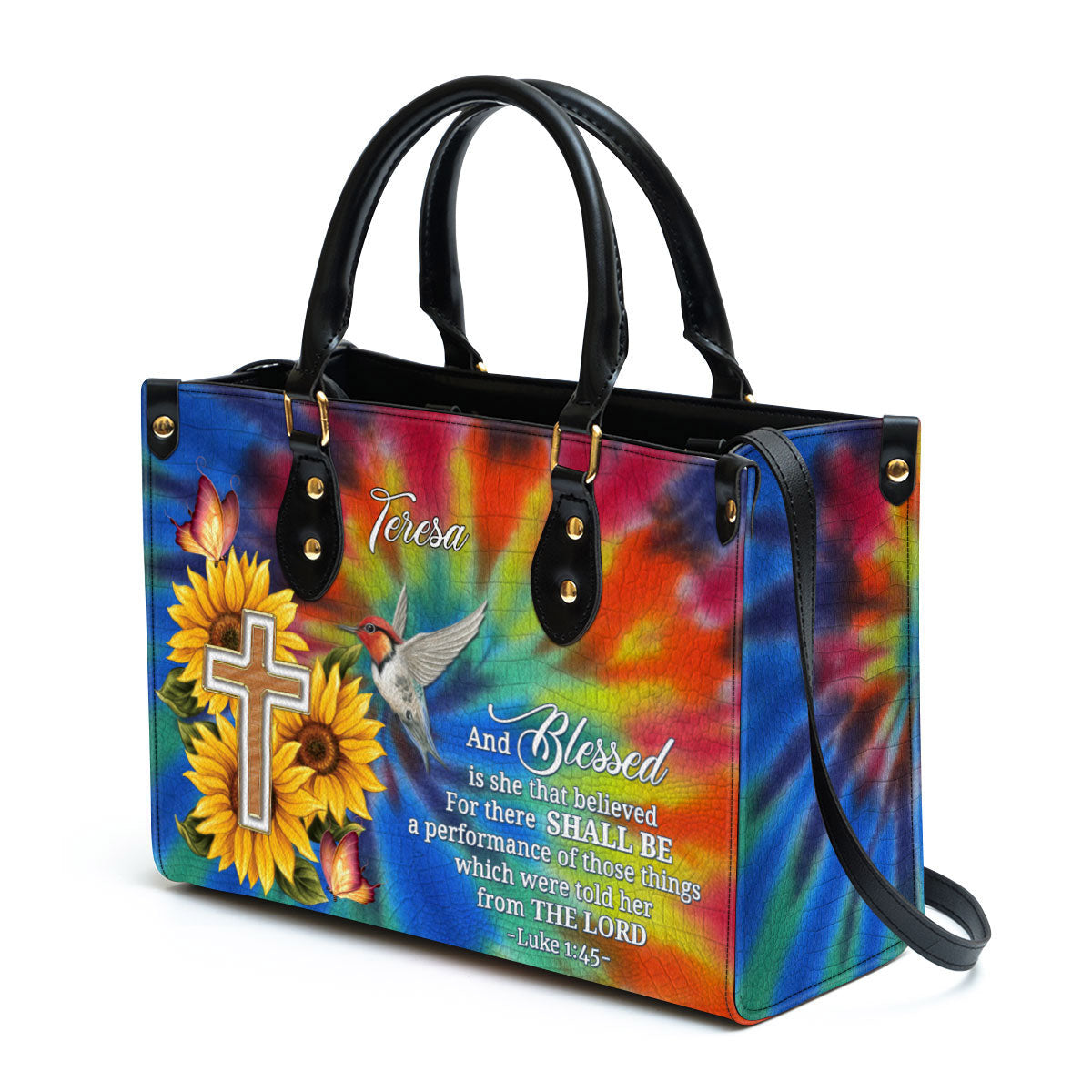 Personalized For There Shall Be A Performance Of Those Things Leather Bag - Christian Pu Leather Bags For Women