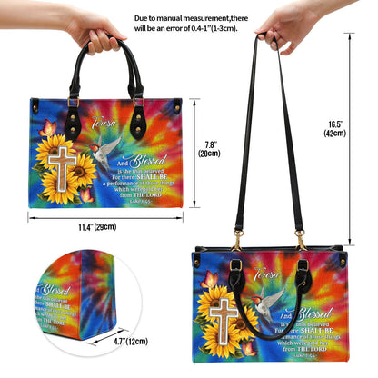 Personalized For There Shall Be A Performance Of Those Things Leather Bag - Christian Pu Leather Bags For Women