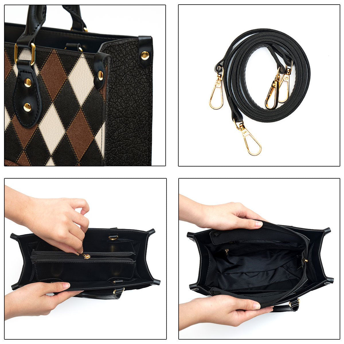 Personalized Give Thanks To The Lord For He Is Good Unique Leather Bag - Christian Pu Leather Bags For Women