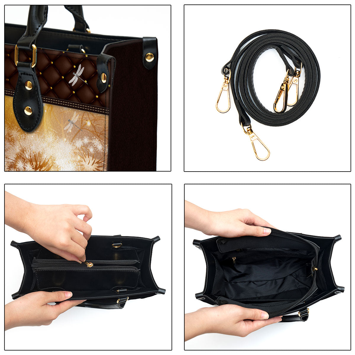 Personalized Grace Be With You Lovely Leather Bag - Christian Pu Leather Bags For Women