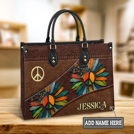 Personalized Hippie Soul Leather Bag - Women's Pu Leather Bag - Best Mother's Day Gifts