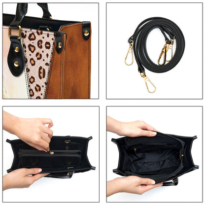 Personalized Humble Yourselves Before The Lord And He Will Exalt You Leather Bag - Christian Pu Leather Bags For Women