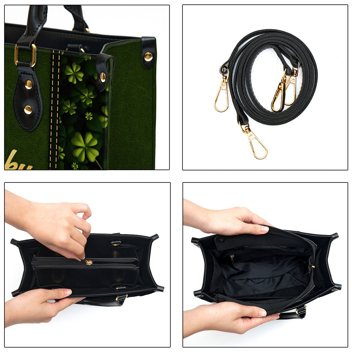 Personalized I‘m Not Lucky I Am Blessed Special Leather Bag - Christian Pu Leather Bags For Women