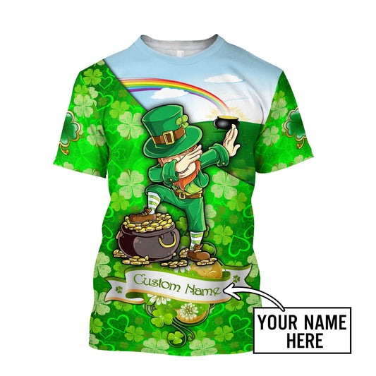 Personalized Irish St Patrick Day 3d Print Tee Shirts - St Patricks Day 3D Shirts for Men & Women