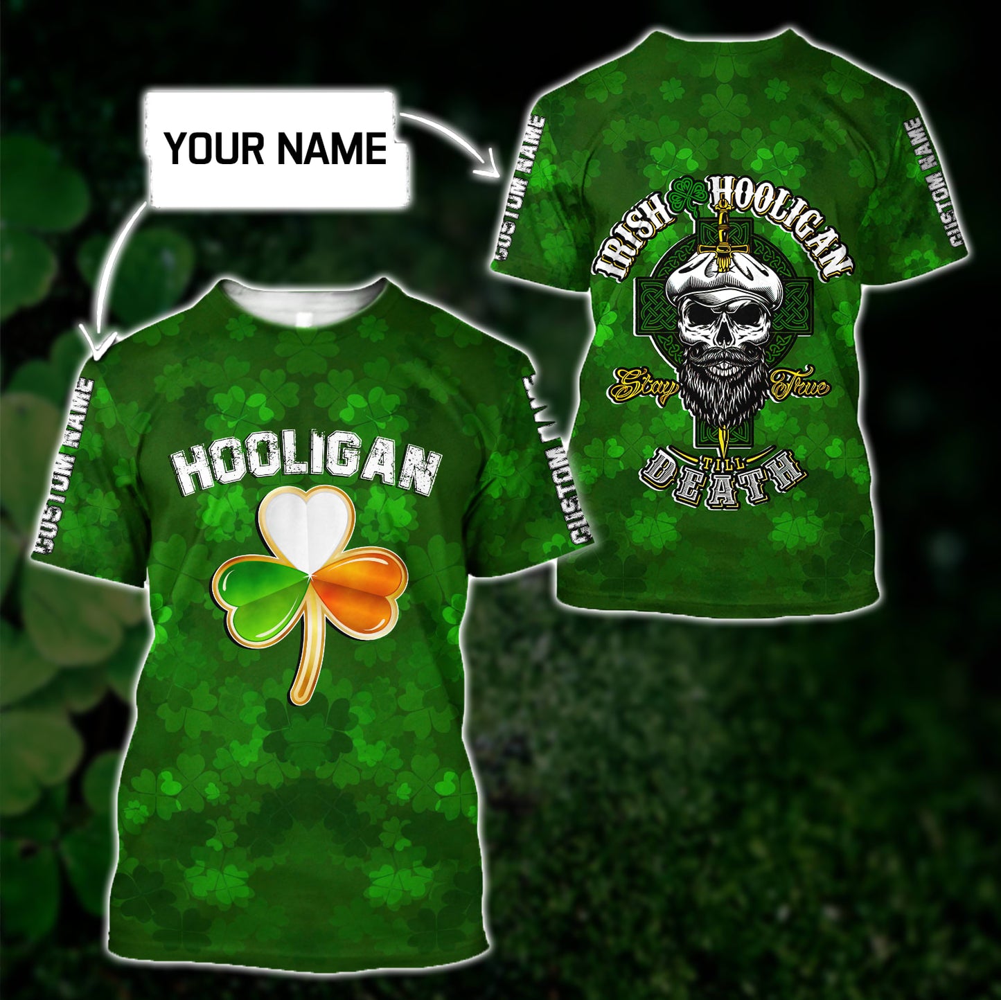 Personalized Irish St Patrick Day Shirt 3d Print - St Patricks Day 3D Shirts for Men & Women