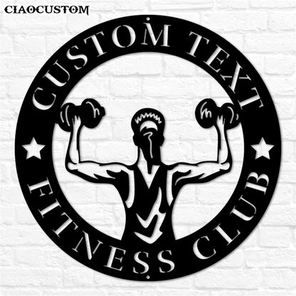 Personalized Ladies Fitness Metal Sign - Metal Decor Wall Art - Home Gym Decor