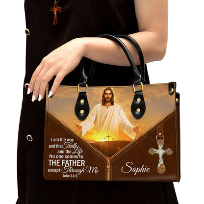 Personalized Leather Bag For Women - I Am The Way And The Truth And The Life Leather Bag Leather Bag - Christian Gifts for Women