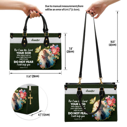 Personalized Leather Bag For Women - I Will Help You Leather Bag Leather Bag - Christian Gifts for Women