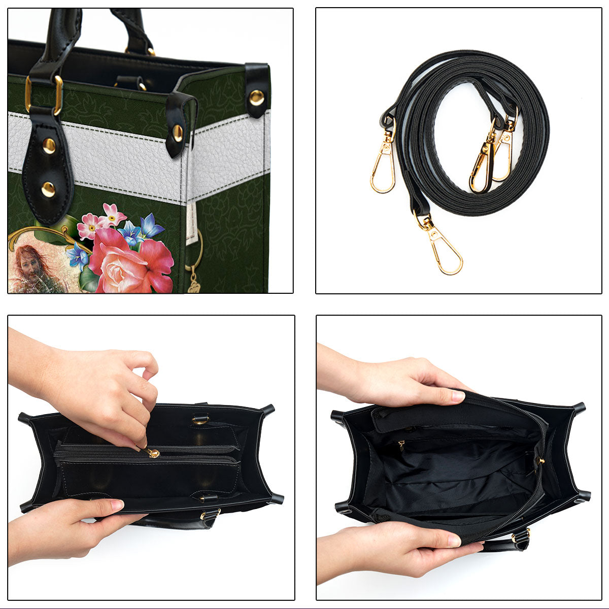 Personalized Leather Bag For Women - I Will Help You Leather Bag Leather Bag - Christian Gifts for Women