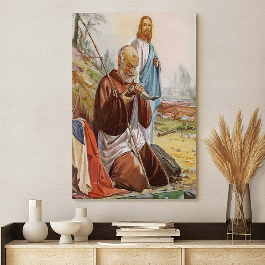 Peter And Jesus Catholic Picture - Canvas Pictures - Jesus Canvas Art - Christian Wall Art