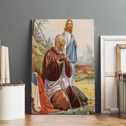 Peter And Jesus Catholic Picture - Canvas Pictures - Jesus Canvas Art - Christian Wall Art