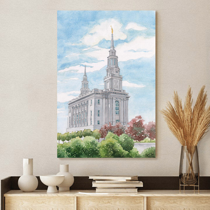 Philadelphia Pennsylvania Temple Canvas Pictures - Jesus Canvas Art - Christian Wall Art