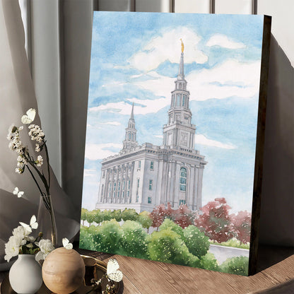 Philadelphia Pennsylvania Temple Canvas Pictures - Jesus Canvas Art - Christian Wall Art