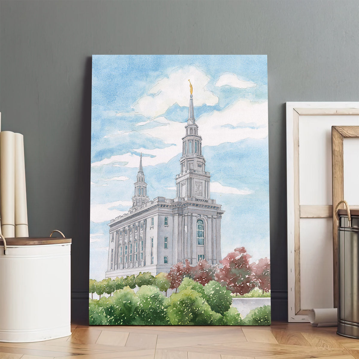 Philadelphia Pennsylvania Temple Canvas Pictures - Jesus Canvas Art - Christian Wall Art