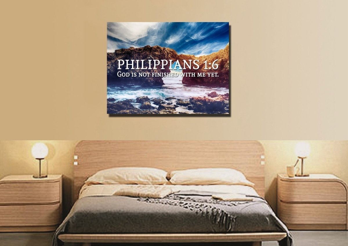 Philippians 16 Canvas Wall Art Print S - Christian Canvas Wall Art