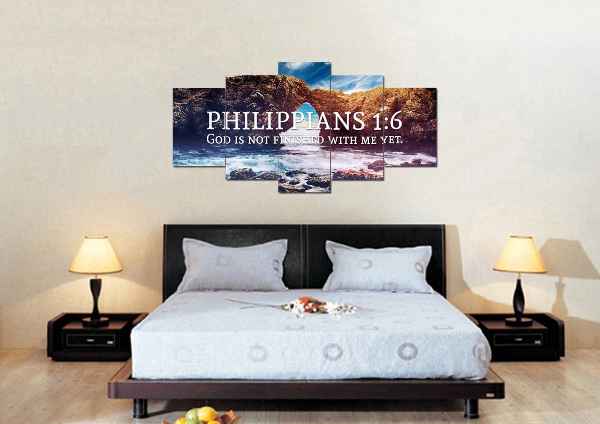 Philippians 16 Canvas Wall Art Print S - Christian Canvas Wall Art