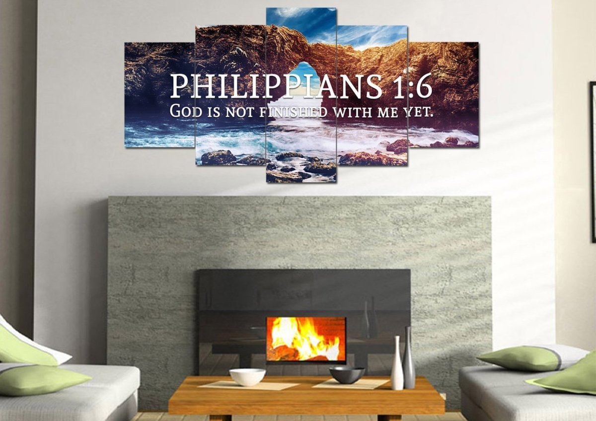 Philippians 16 Canvas Wall Art Print S - Christian Canvas Wall Art