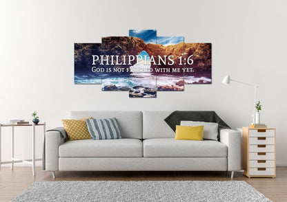 Philippians 16 Canvas Wall Art Print S - Christian Canvas Wall Art