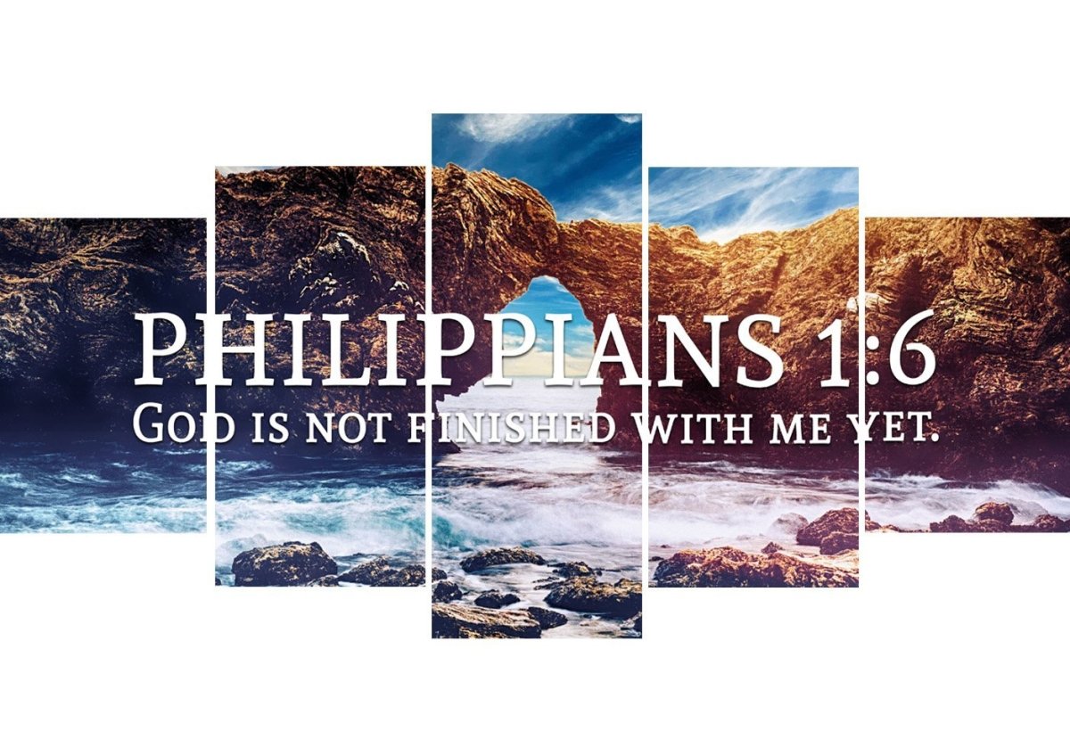 Philippians 16 Canvas Wall Art Print S - Christian Canvas Wall Art