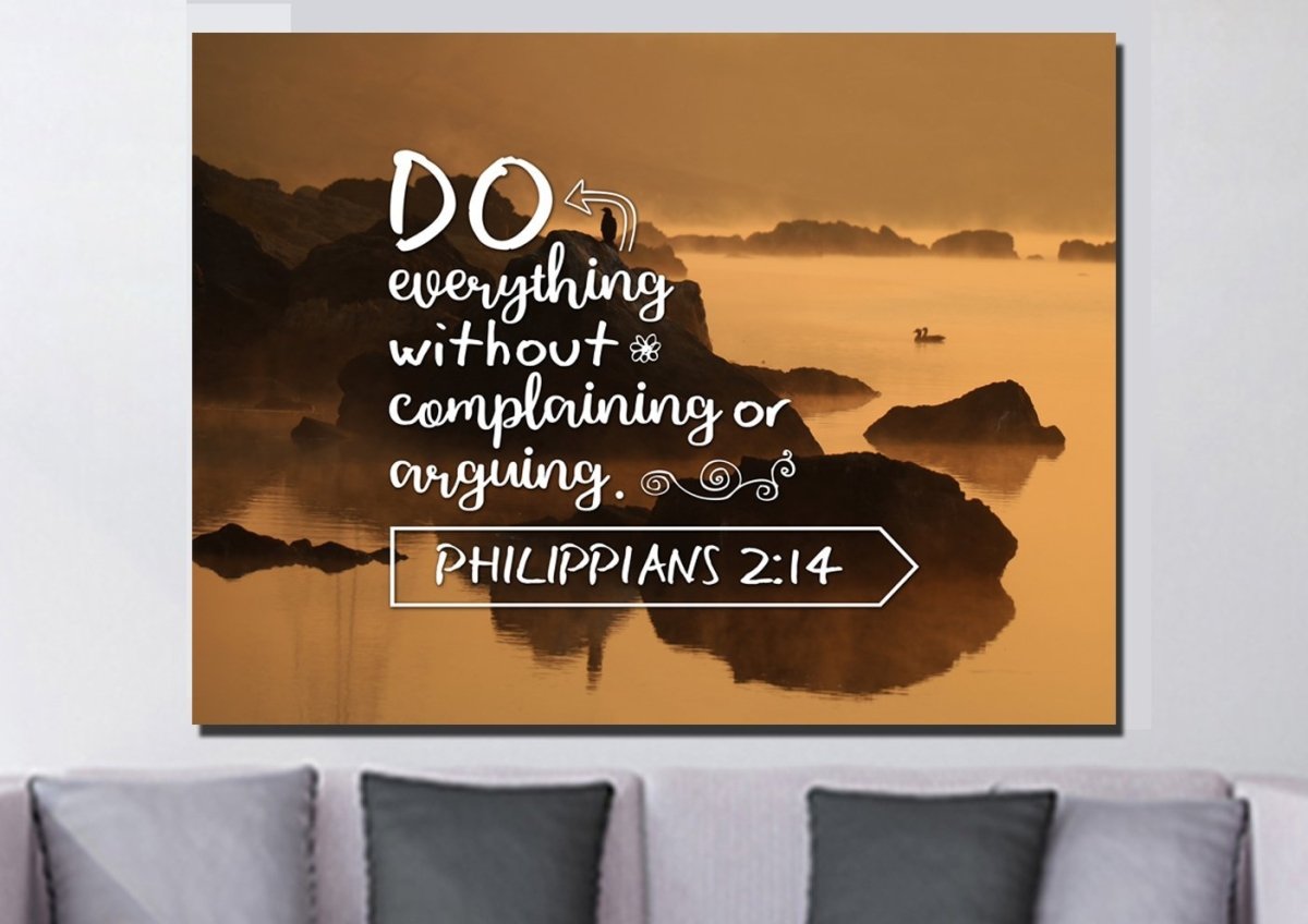 Philippians 214 Canvas Wall Art Print - Christian Canvas Wall Art