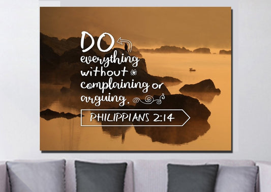 Philippians 214 Canvas Wall Art Print - Christian Canvas Wall Art