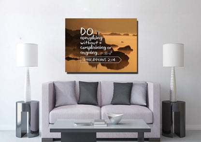 Philippians 214 Canvas Wall Art Print - Christian Canvas Wall Art