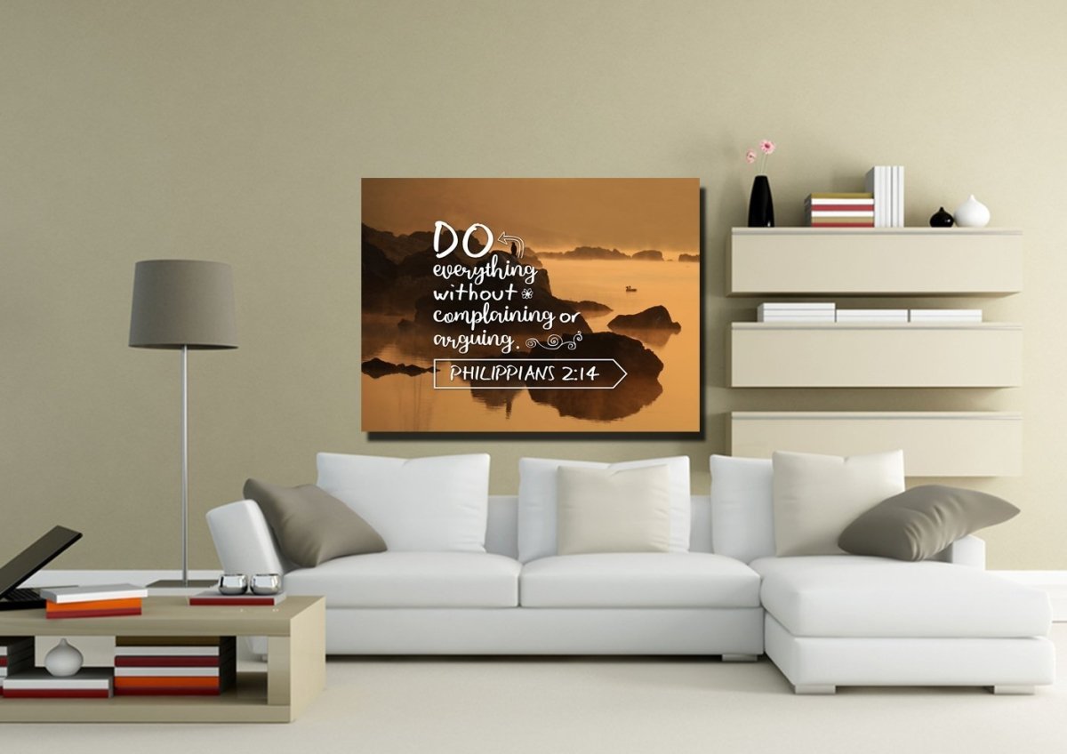 Philippians 214 Canvas Wall Art Print - Christian Canvas Wall Art