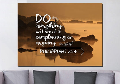 Philippians 214 Canvas Wall Art Print S - Christian Canvas Wall Art