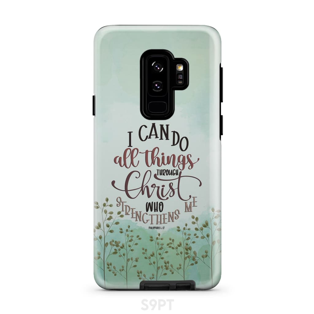 Philippians 413 I Can Do All Things Through Christ Phone Case - Inspirational Bible Scripture iPhone Cases