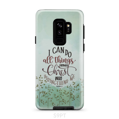 Philippians 413 I Can Do All Things Through Christ Phone Case - Inspirational Bible Scripture iPhone Cases