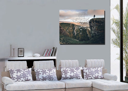 Philippians 413 Kjv #7 Bible Verse Canvas Wall Art - Christian Canvas Wall Art