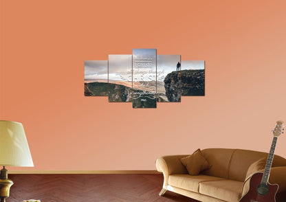 Philippians 413 Kjv #7 Bible Verse Canvas Wall Art - Christian Canvas Wall Art