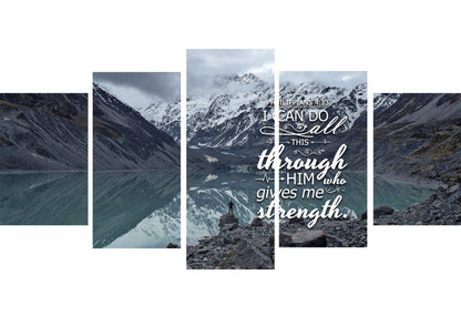 Philippians 413 Niv Bible Verse Canvas Wall Art - Christian Canvas Wall Art