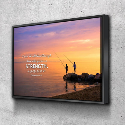 Philippians 413 Niv Bible Verse Canvas Wall Art