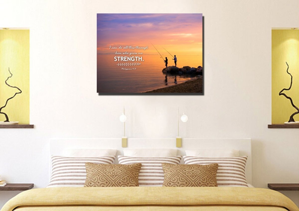 Philippians 413 Niv Bible Verse Canvas Wall Art