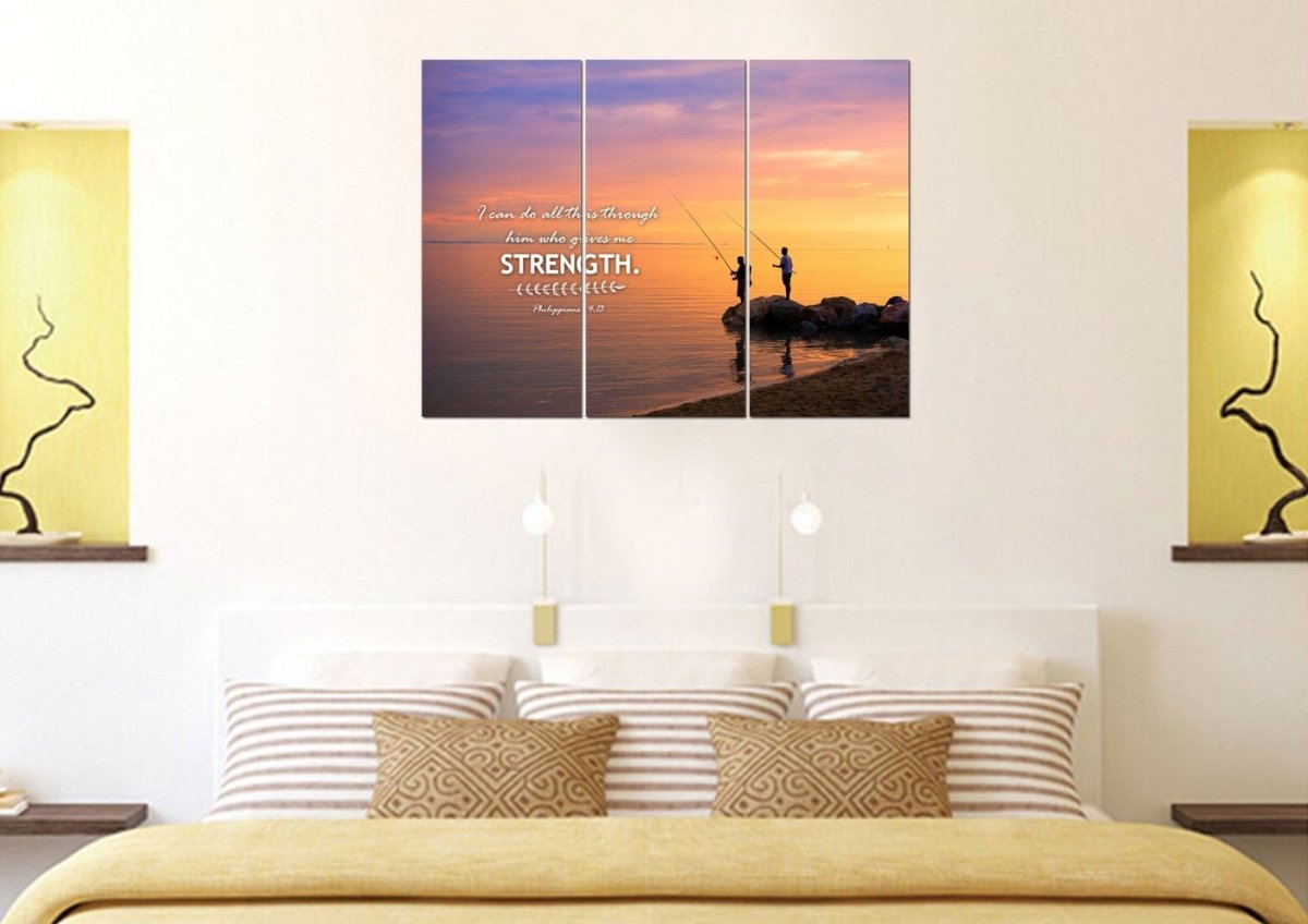 Philippians 413 Niv Bible Verse Canvas Wall Art